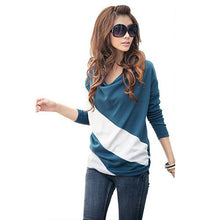 Hee Grand Women Color-Contrasted Loose T-Shirt -  - 4